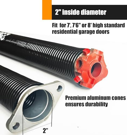 Garage Door Torsion Spring Set (.207x2x21")