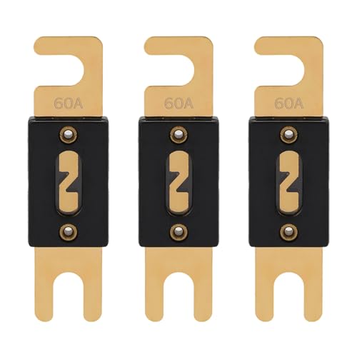 60A ANL Fuse 60 Amp Inline Blade Fuses 32V for Car Audio Inverter Automotive Stereo (60A)
