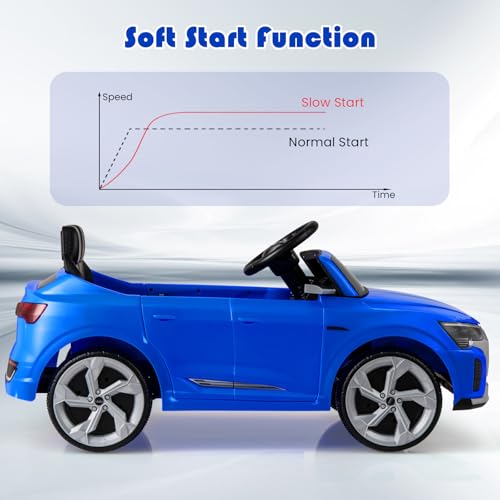 Licensed Audi SQ8 Ride on Car by OLAKIDS (Blue)