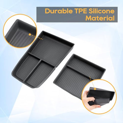 for BMW X1 U11 Center Console Organizer for 2023 2024 2025 2026 BMW X1 U11 Middle Armrest Storage Tray Insert (2023 2024 2025 2026 BMW X1 U11)
