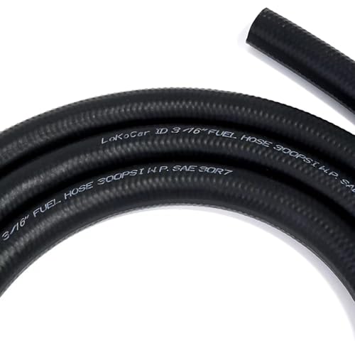 Rubber Fuel Hose Line Push Lock 3 (3/16" ID 5ft)