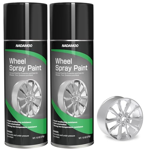Aluminum Wheel Spray Paint (Silver / 13 Ounce (Pack of 2))