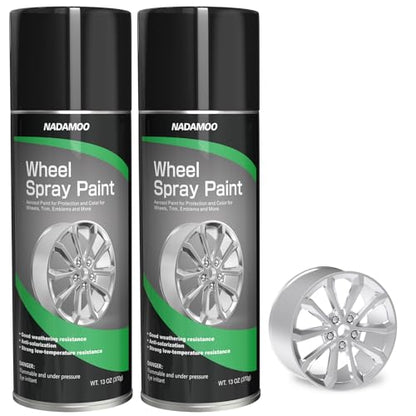 Aluminum Wheel Spray Paint (Silver / 13 Ounce (Pack of 2))