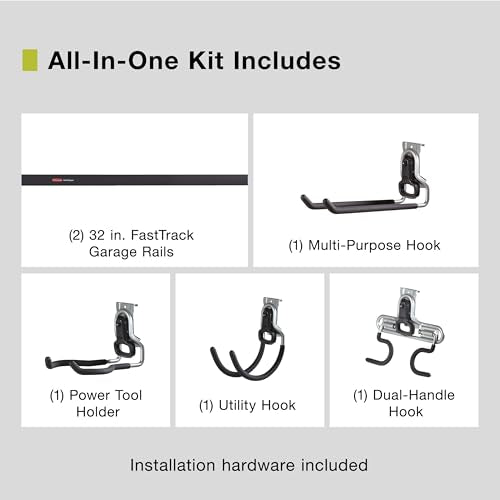 Fasttrack Garage Storage System Tool Hanging Kit