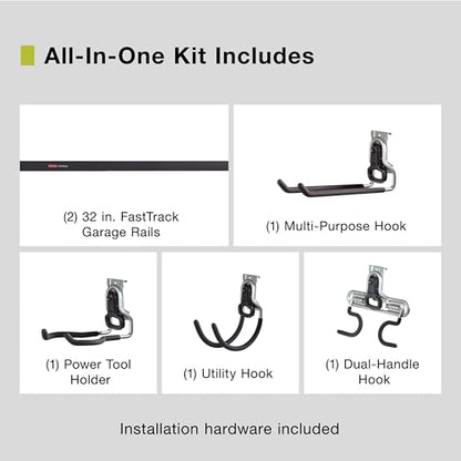 Fasttrack Garage Storage System Tool Hanging Kit