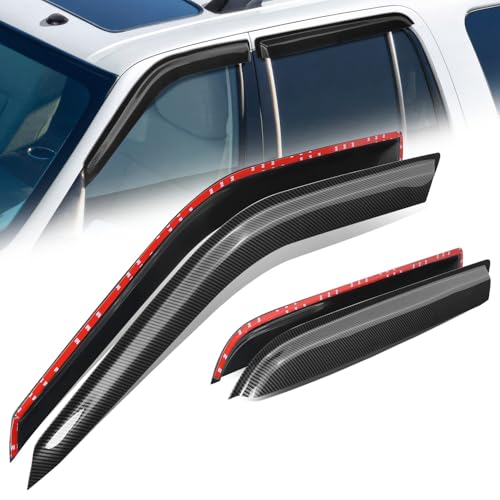 4PCS Tape On Window Visors for 1997 (97-17 Lincoln Navigator/Ford Expedition)