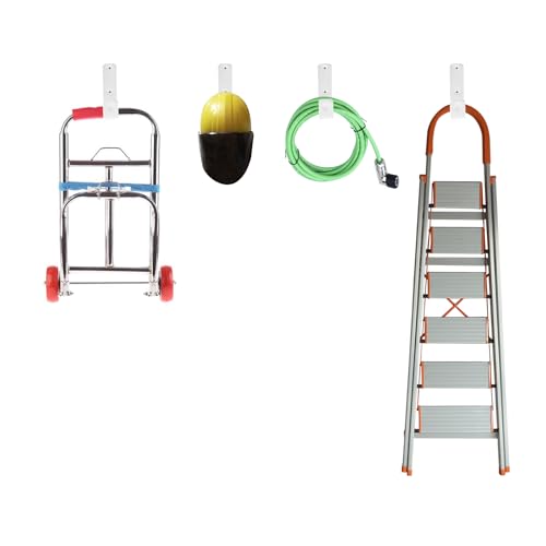 Bunk Bed Ladder Hooks Brackets (White)