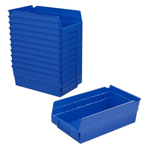 30130 Heavy Duty Plastic Shelf Bins (Blue / Bin Box)