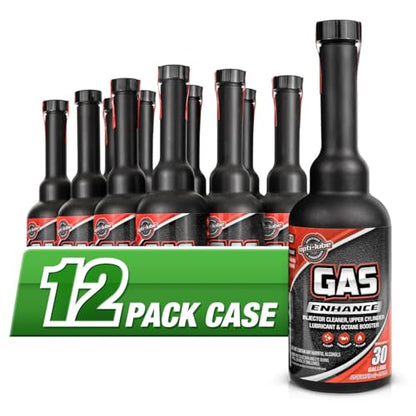 Gas Enhance Gasoline Additive (12 Pack)