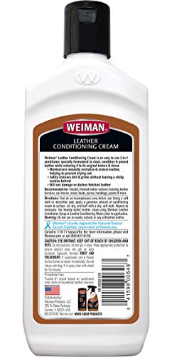3 in 1 Deep Leather Conditioner Cream (8 Fl Oz (Pack of 2))