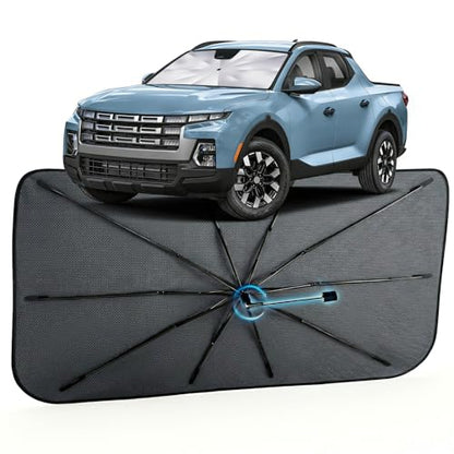 Car Windshield Sun Shade Umbrella for Hyundai Santa Cruz 2022 (For Hyundai Santa Cruz 2022-2026)
