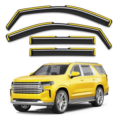 Window Rain Guards for Chevy Tahoe (2021-2026 Chevy Tahoe/Cadillac Escalade/GMC Yukon)