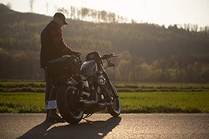 TUBE motorcycle travel luggage (M / Reflective skull)