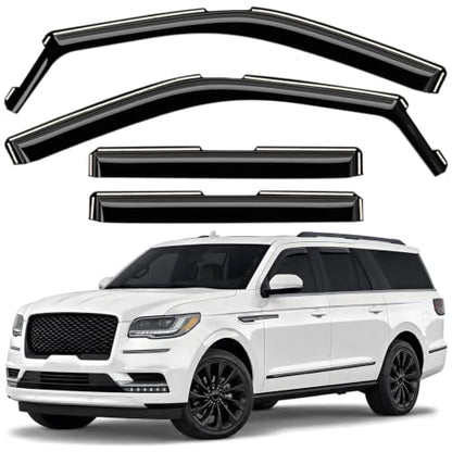 Window Deflectors Smoke Tinted in (For Navigator 18-24)