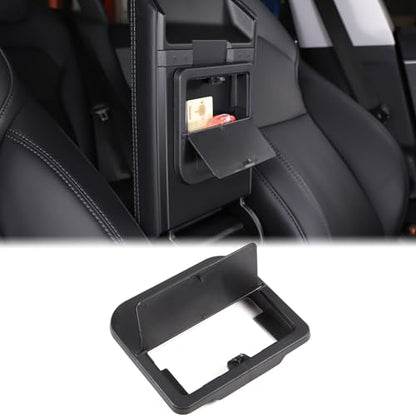 Car Armrest Hidden Storage Box Compatible with Tesla Model 3 Highland 2024+ Center Console Handrail Privacy Storage Box Organizer Tray Armrest Storage Box Container Insert Pallet Manager Accessories (for Model 3 Highland)