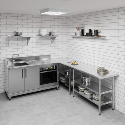 6 in. x 60 in. Stainless Steel Wall Mount Shelf (6 in. x 60 in.)