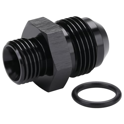 8AN Male Flare to 6AN ORB O (8AN to 6AN ORB / Black - 1PC)