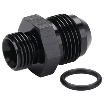 8AN Male Flare to 6AN ORB O (8AN to 6AN ORB / Black - 1PC)