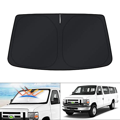 Windshield Sun Shade for 1992 (For | Ford Econoline E-Series 1992-present)