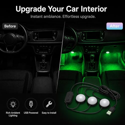 Car Interior LED Lights (Colorful)