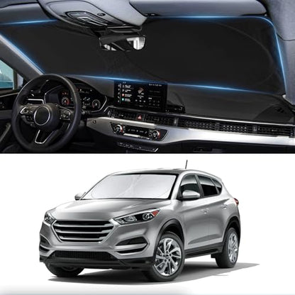 Windshield Sunshade for Hyundai Tucson 2016 2017 2018 2019 2020 2021 Shades (for Hyundai Tucson 16-21)