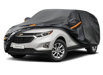 7 Layers Waterproof SUV Car Cover for Chevrolet Equinox 2005 (PE-Black / Custom Fit Chevrolet Equinox)