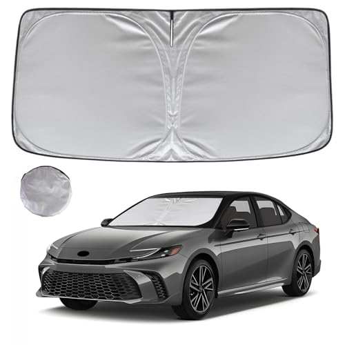 Windshield Sun Shade for 2025 2026 Toyota Camry LE XLE Hybrid SE XSE (for 2025-2026 Toyota Camry)