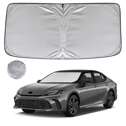Windshield Sun Shade for 2025 2026 Toyota Camry LE XLE Hybrid SE XSE (for 2025-2026 Toyota Camry)