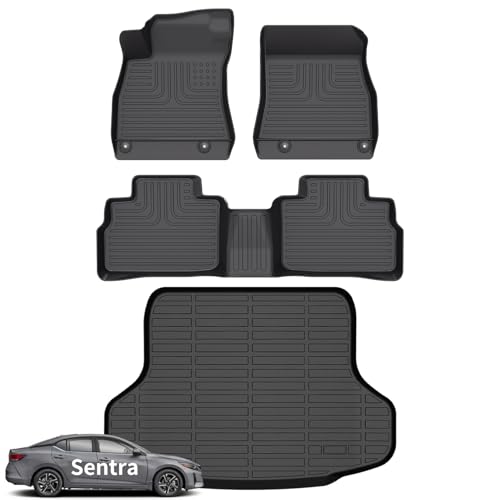 Floor Mats&Cargo Liner for Nissan Sentra S (BLACK)