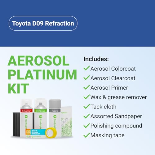 Car Paint Touch Up Spray Kit (Aerosol Spray - Platinum Kit / Refraction)