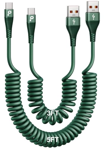 USB C Cable Fast Charging 60W 3FT (3FT/5FT / USB A to USB C / Green)