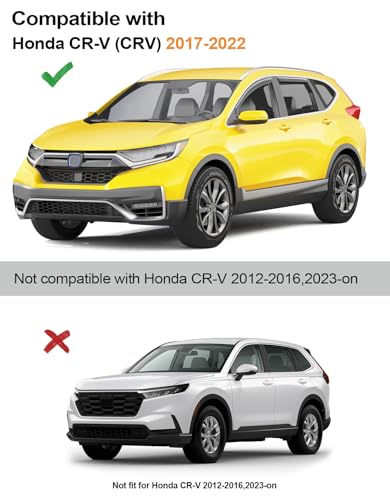 in Channel Window Visors Rain Guards for Honda CRV CR (Fit for 2017-2022 Honda CR-V)