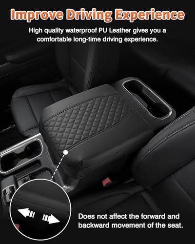 Center Console Cover for Chevy Silverado (For Chevy Silverado & GMC Sierra 1500 2019-2025)