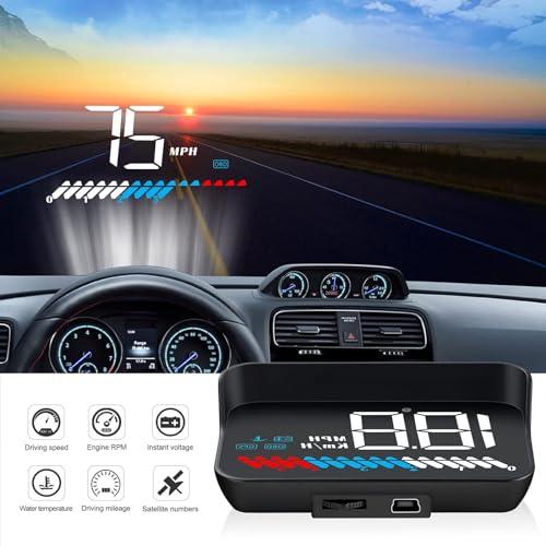 Heads up Display for Cars Speedometer for Car (M7)