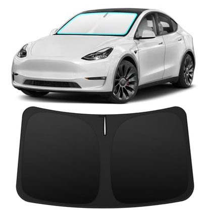 Custom Fit Windshield Sun Shade for Tesla Model Y Model 3 2016