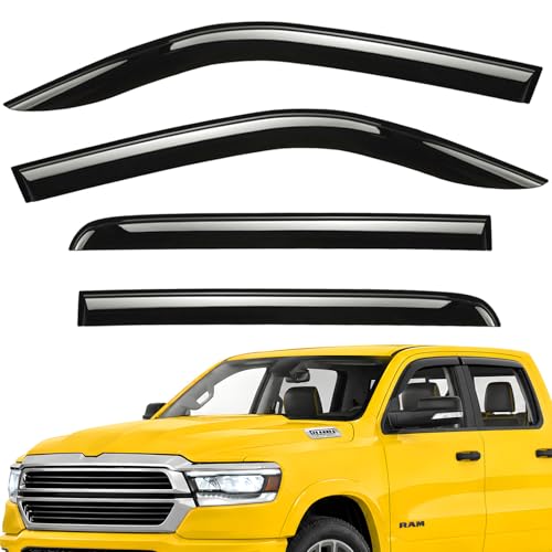 Extra Durable Window Deflectors Tape (For Dodge RAM 19-26 Crew Cab)