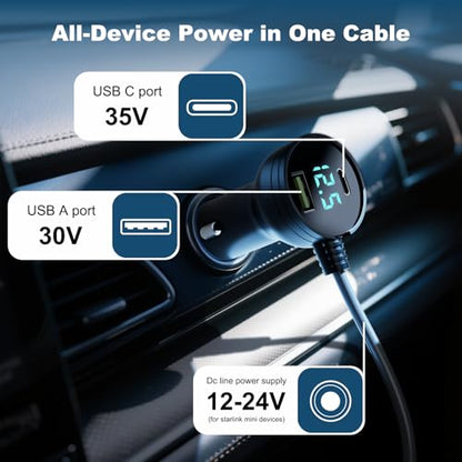 Starlink Mini Car Adapter 3M
