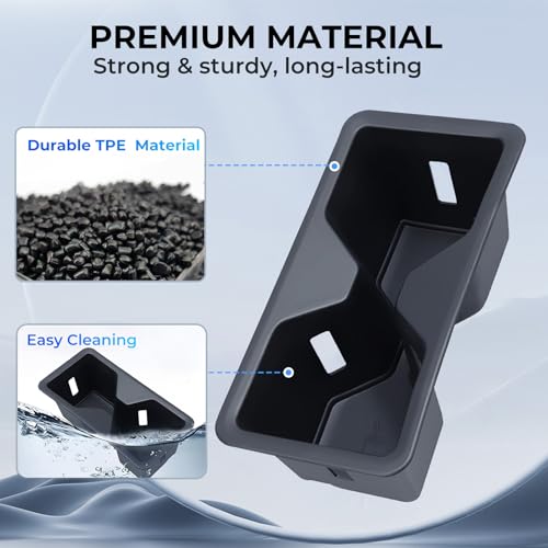 Center Console Cup Holder Inserts for Toyota Land Cruiser 2027 2026 2025 2024 (Cup Holder for 2024-2027 Land Cruiser)