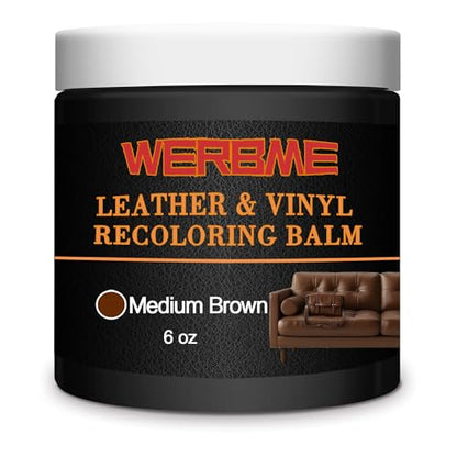 Leather Recoloring Balm (Medium Brown)