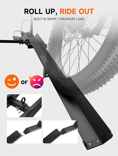 E Bike Rack with Ramp (300lbs 2-Bike with Ramp)