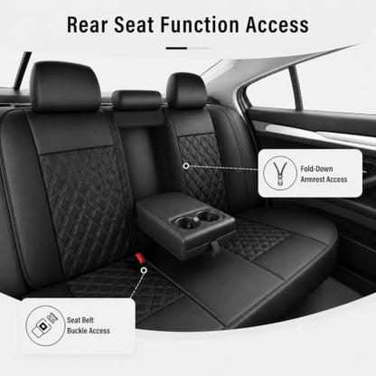 Car Seat Cover (N3 Black / Full Set)