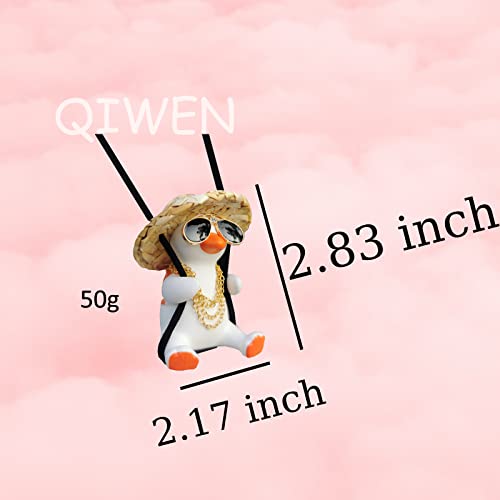 Funny Swinging Duck Car Mirror Hanging Ornament (C)