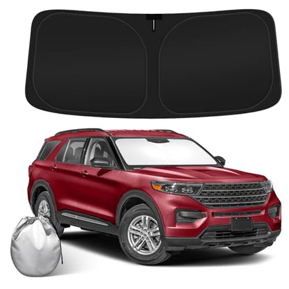 Car Windshield Sun Shade Compatible for 2020 (For 2020-2026 Ford Explorer)