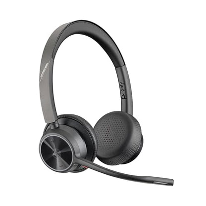 Poly Voyager 4320 UC Wireless Headset & Charge Stand (Headset + Charge Stand, Teams Version)