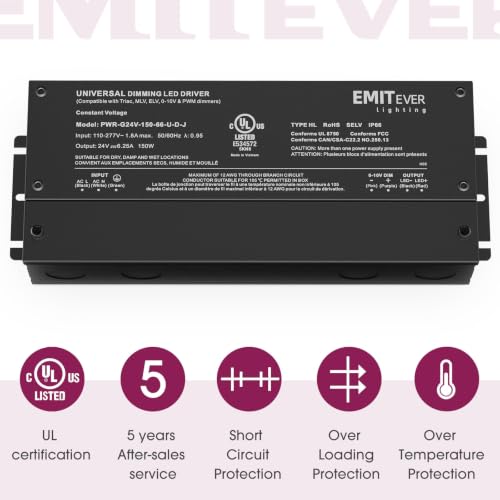 2 Pack 150W 24V 5 (24V 150W)