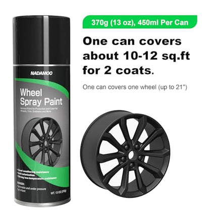 Black Spray Paint for Wheels (Matte Black / 13 Ounce (Pack of 1))