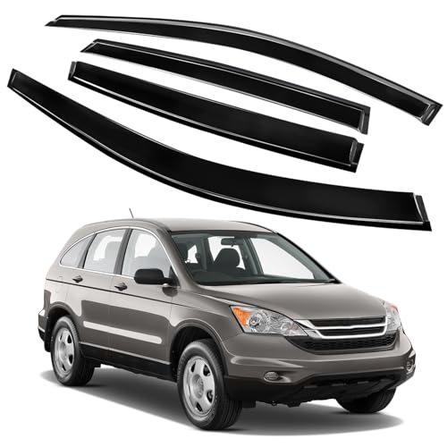 4PCS Rain Guards Window Visors Fits for 2007 (For 2007-2011 Honda CRV)