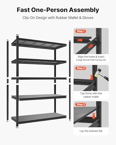 Garage Shelving (20" D x 48" W x 71.4")