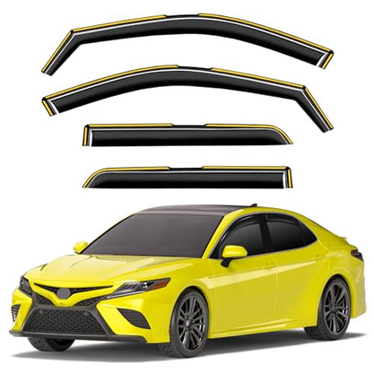 in Channel Window Visors Rain Guards for Toyota Camry 2018 (Fit for 2018-2024 Toyota Camry)