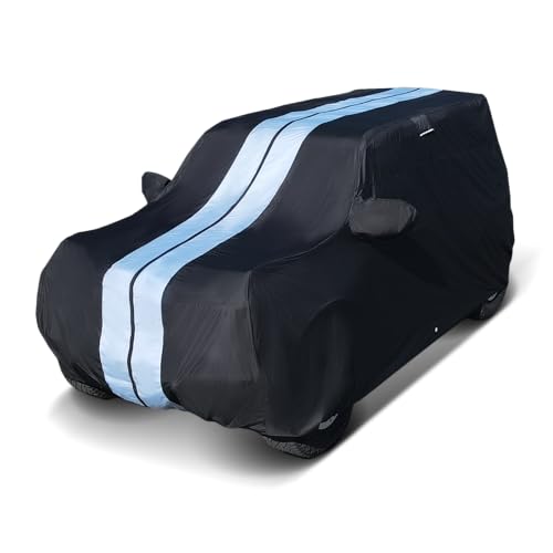 Car Cover Waterproof All Weather for 1946 (76. Sedan Delivery 1946-1960 / Black / Gray (Stripe))